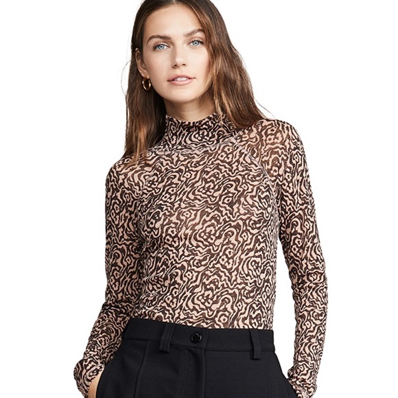 Nanushka Tops - Nanushka Madi Top Animal Print